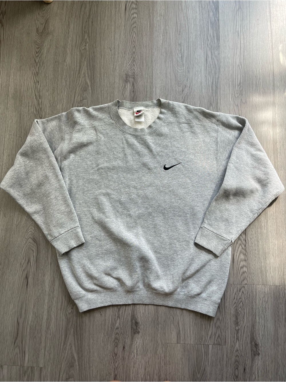 Vtg Nike grey crewneck size medium